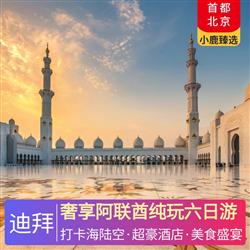 中東非旅游價格奢享阿聯酋純玩六日游 一晚卓美亞集團超國際五星酒店 一晚六星級范思哲女王宮殿酒店同等級