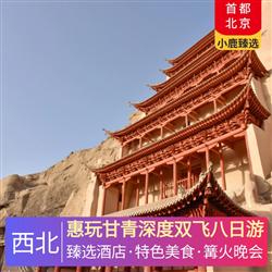 西北旅游路線惠玩甘青深度雙飛八日游 全程舒適型酒店 張掖升級豪華型酒店 大柴旦 青海湖為干凈衛生雙標間
