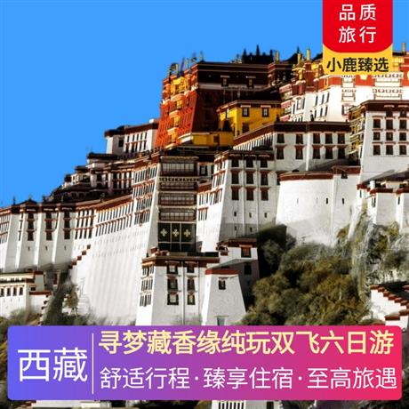 尋夢藏香緣純玩雙飛六日游全程優選網評四鉆酒店（拉薩全段供氧房） +升級一晚魯朗小鎮四鉆觀景酒店 +升級一晚大峽谷景區觀景民宿